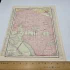 Nice Colored Map Of The Main Portion Of D c  - Circa 1898 Atlas Of The World