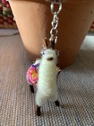 Peruvian Llama Keychain Handmade
