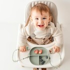 Silicone Plates For Babies With Suction Divided Baby Spoons Silicone Baby Toy