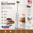 Electric Milk Frother Handheld Drink Foamer Coffee Mixer Egg Beater Double Whisk
