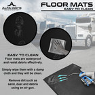 Floor Mats Fits Kenworth W900  T600  T660  2006-2019  Truck Floor Mats Black 