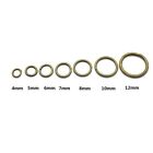 200pcs Diy Open Single Loops Jump Rings Split Ring For Jewelry Making Connectors
