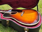 Epiphone Vintage Southern Jumbo Acoustic Electric Guitar W  Case - Made In Usa