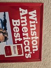 Vintage Winston America s Best Rj Reynolds Tobacco Cigarettes Metal Store Sign
