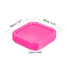 Magnetic Pin Cushion Square Sewing Pin Holder Storage Case Tool Pink