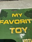 John Deere  my Favorite Toy  License Plate - Nothing Runs Like A Deere