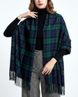 Oversized Cashmere Feel Scotland Scottish Tartan Plaid Scarf Shawl Wrap Winter W
