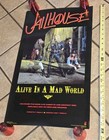 Jailhouse Alive In A Mad World Cd Promo Poster Rough Cutt Glam Hair Band Metal