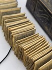 Antique Miniature Islamic Quran Istanbul Folding Manuscript In Case Arabic 40 Ft