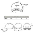 Solid Plain Baseball Cap Trucker Blank Hat Ball Men Women Adjustable