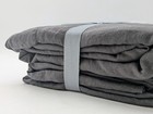 The Citizenry Linen Sheet Set Queen - Charcoal