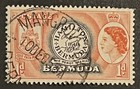 Travelstamps  1954 Bermuda Stamps Qeii Sc  144 Sg 136 Used Nice Cancel