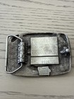 Vintage 1985 Iowa Planting Time Agriculture Belt Buckle 