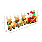 Inflatable Santa Claus Sleigh And Reindeer Sky5922