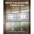 Stained Glass Window Panel 35 2 X 13 Inch Hanging Transom
