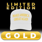 Official Trump Maga 45 - 47 Hat  White  made In Usa 