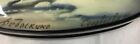 Vintage Fedoskino Handpainted Russian Mini Lacquer Box  Winter Scene  Signed