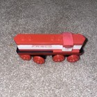 Custom 3d Printed Wooden Railway Frisco Train Red White Engine Toy Read