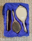 Vintage International Silver Company 3-piece Vanity Set - Brush  Comb   Mirror