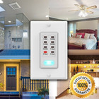 Countdown Light Timer Outlet 5-10-15-20-30 Minute   1-2-4 Hour Auto Wall Switch