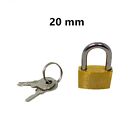 12 Pcs Small Metal Padlock 20mm- 25mm Mini Brass Lock With Different Keys