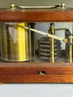 Marine Barometer Lm Antique Vintage Barograph  Wooden Barom  tre