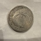 1875 Colombia 10 Centavos Silver Coin  a08