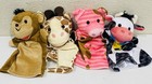 Lot Of 8 Melissa And Doug Plush Animal Hand Puppets Zoo Friends   Farm Friends