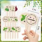 Plant Label Signs- 15pack Herb Garden Markers  Plant Labels For Outdoor Garde   