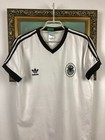 Vintage 90 s Germany Adidas Football Shirt Soccer Tee Rare Jersey White Size M