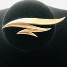 Crown Trifari Zig Zag Brooch Pin Vintage Bold Art Deco Style Signed Jewelry Gift