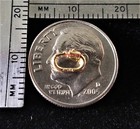 Tiny  4 5mm Od 14k Yellow Gold Link Lock Oval Jump Ring Charm Connector 20ga Usa