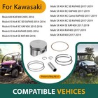 Engine Rebuild Kit Piston Gaskets Connecting Rod For Kawasaki Mule 600 610 Kaf40