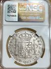 1810 Peru 8 Reales Small Imagined Bust Ngc Au55 Silver Coin Ferdinand Lima