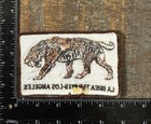 Vintage La Brea Tar Pits Saber-toothed Cat Los Angeles Souvenir Patch Nos 1970s