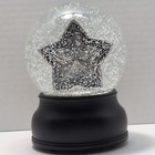 Tv Christmas Star Musical Waterglobe With Snow Xmas Rare