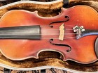  3 4 Size    copy Of Stradivarius  Antonius Violin   German Bausch Bow W  Case
