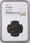 1808 Classic Head - Large Cent - Ngc - Vf Details