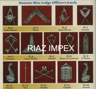 Masonic Blue Lodge Officer Jewels Siver Color Pack Of 14 Pcs