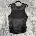 Hm Move Mens Black Full Zip Running Cycling Vest Mesh Back Pockets Size Medium