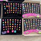 Huge Shopkins Lot 270  Figures 4 Collector Boxes 2 Lil    Shoppies Playsets