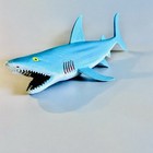 Vtg Shark Toy  Plastic Rubber Great White Jaws Universal Spielberg Movie 1970s