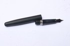 Parker Frontier Fountain Pen Matte Black Body Piston Converter Fine Nib