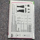 Vtg 70s Simplicity Sewing Pattern 8025 Extended Shoulder Dress - Size 6  8 Uncut