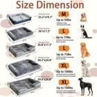 M l xl Dog Bed Orthopedic Foam Nesting Bed Removable Cover Warm Pet Crate Beds