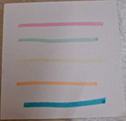 Wexford 10 Multicolored Mini Highlighters - Blue Orange Yellow Green Pink