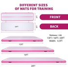 10ft 13ft 16ft 20ft Inflatable Gymnastics Track Tumbling Mat W Pump 4 In Thick