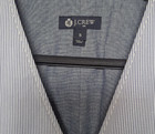 J  Crew Striped Seersucker Vest Size Small