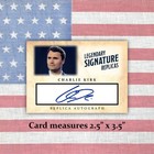 Charlie Kirk Aceo Autograph Collectible Replica Signature Card Maga