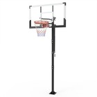 54  In-ground Basketball Hoop Outdoor 7 7-10ft Height W  Shatterproof Backboard
